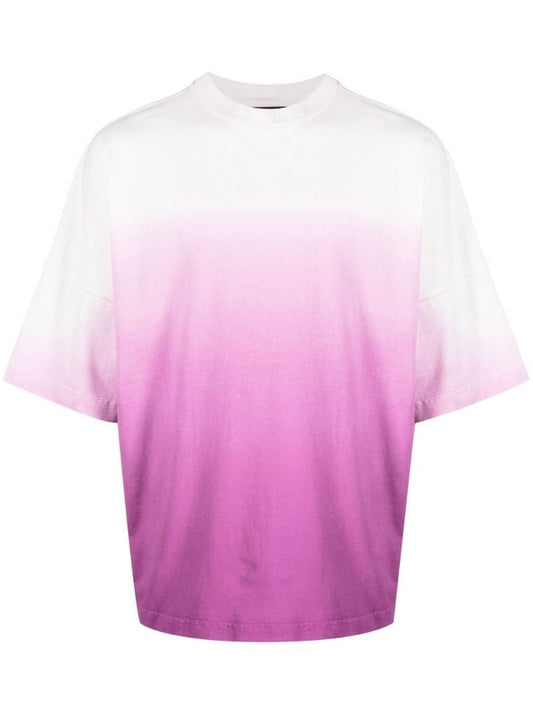 Purple and White OmbrÃ_x0083_Â© T-shirt