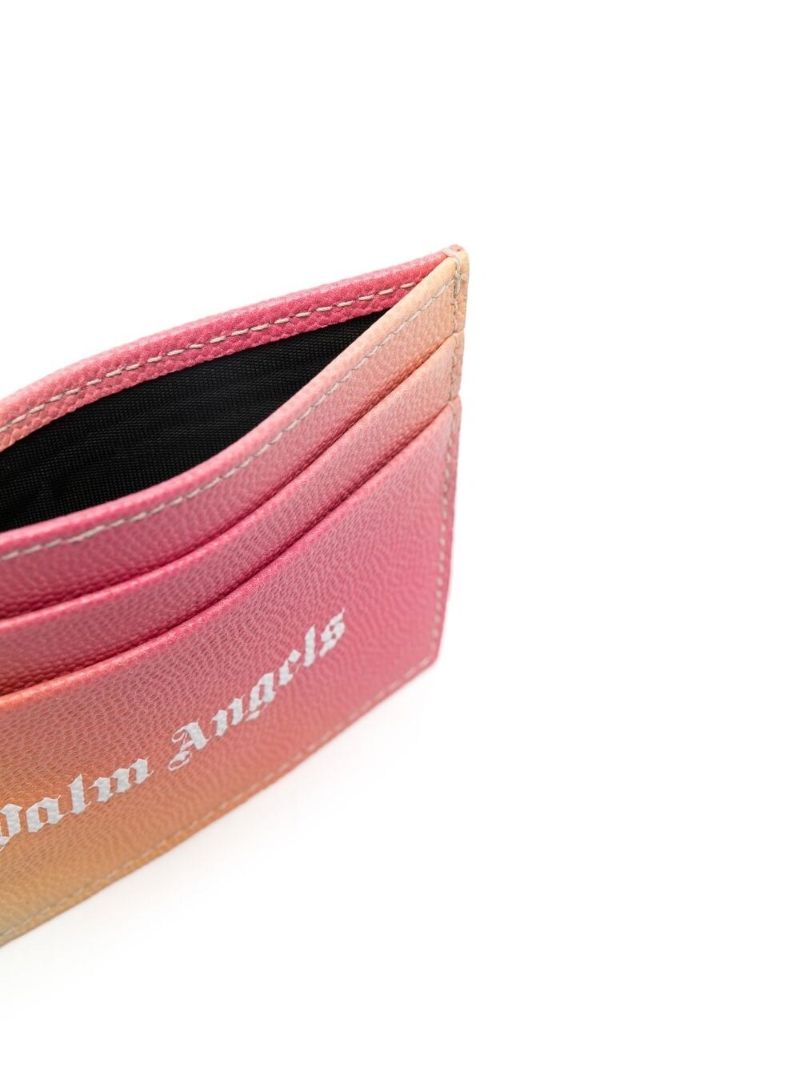 Multicolour OmbrÃ_x0083_Â© Logo Print Card Holder