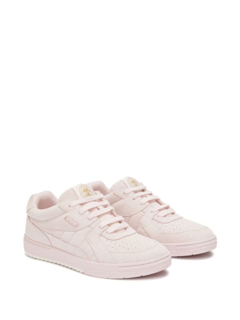 Pink Suede Sneakers