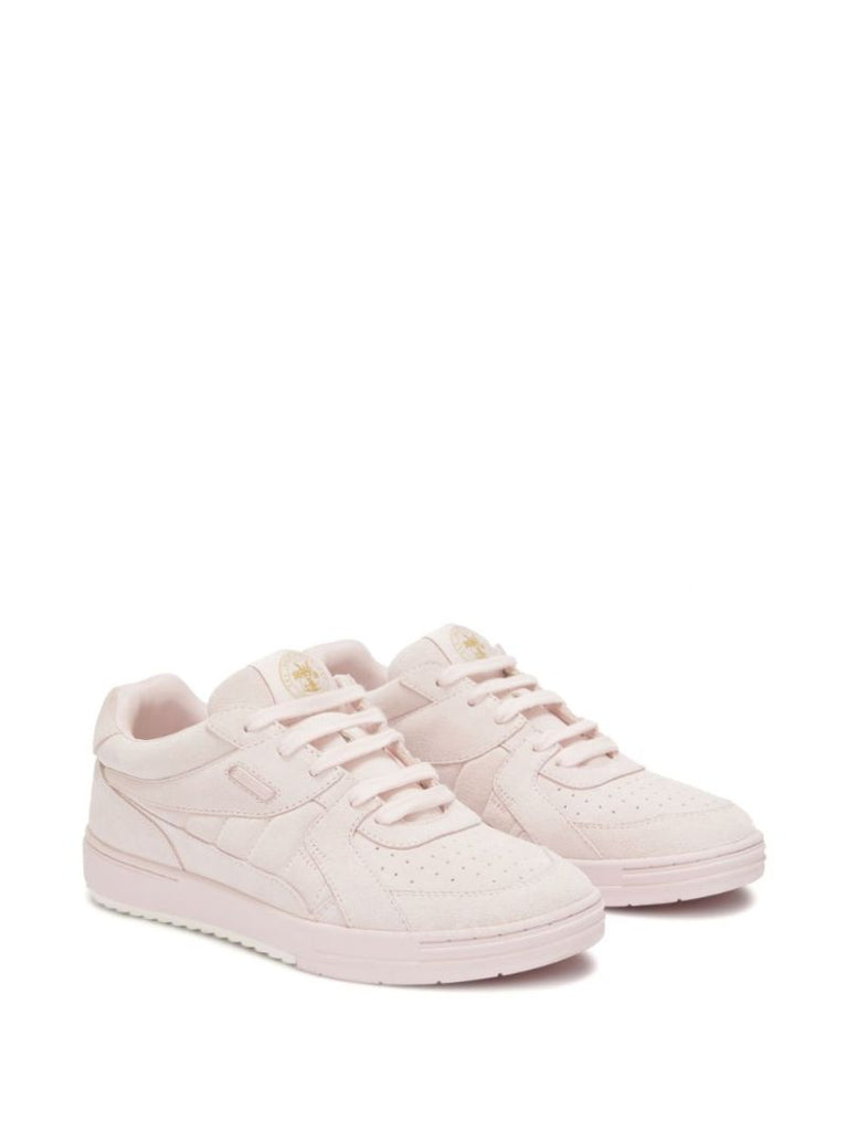 Pink Suede Sneakers