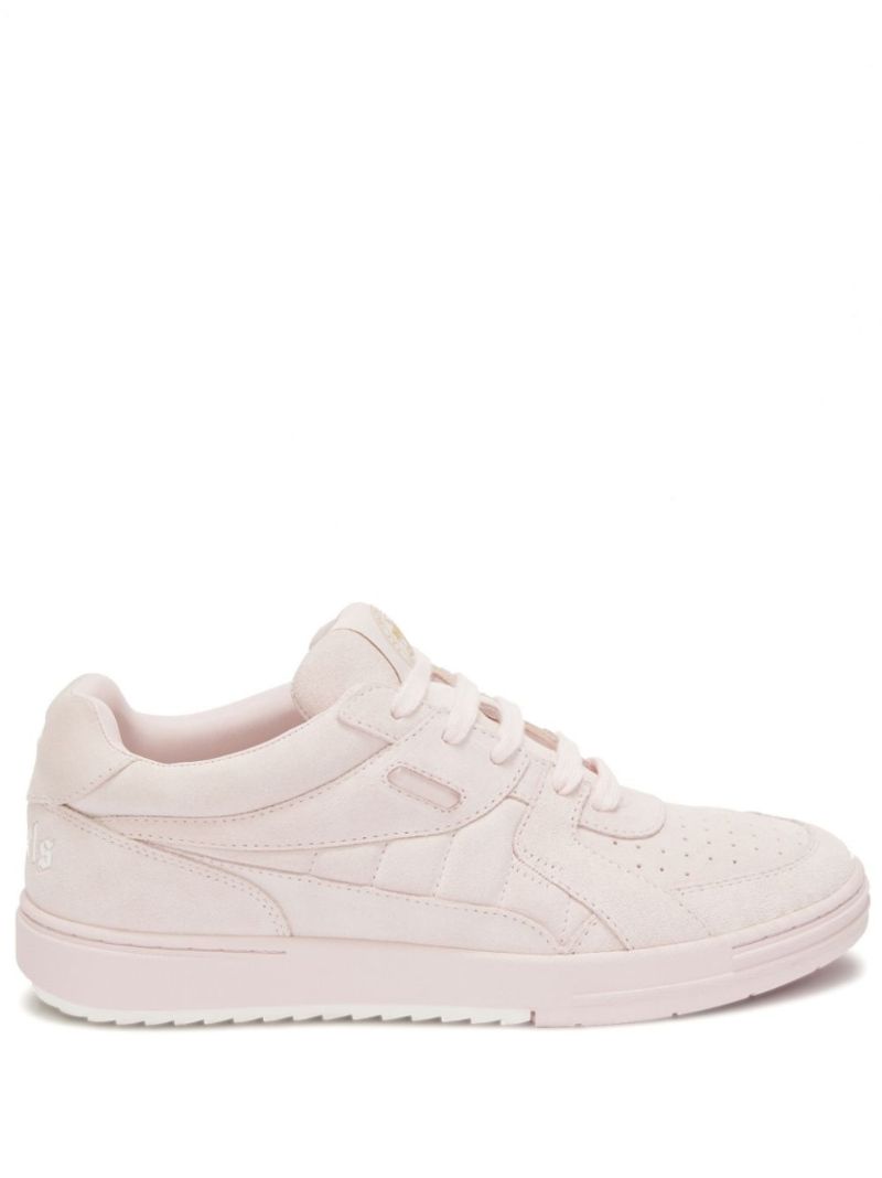Pink Suede Sneakers