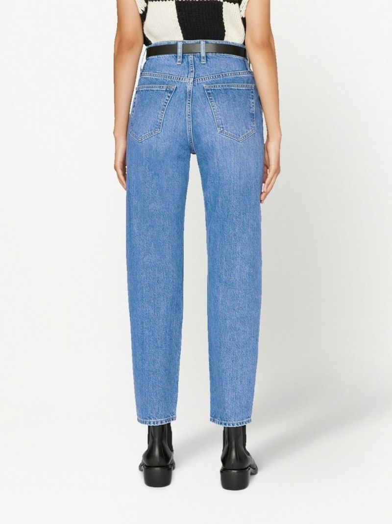Blue Le High 'n' Tight Straight-leg Jeans