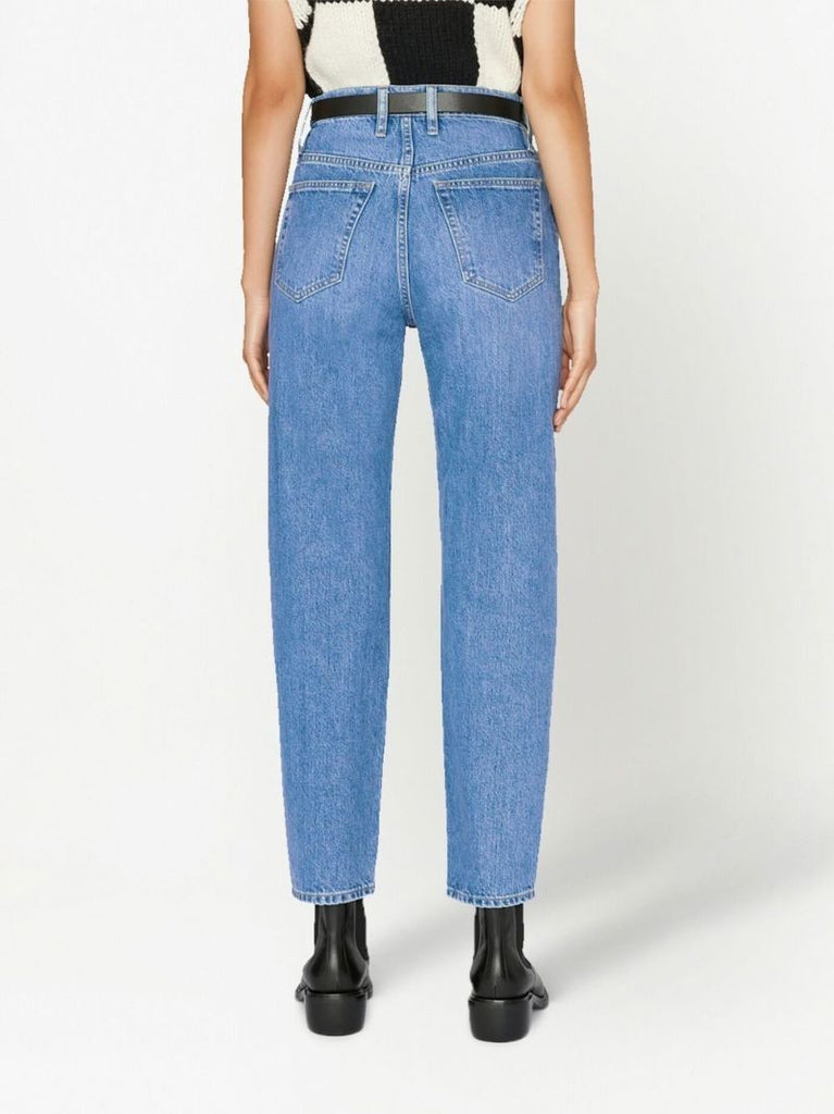 Blue Le High 'n' Tight Straight-leg Jeans