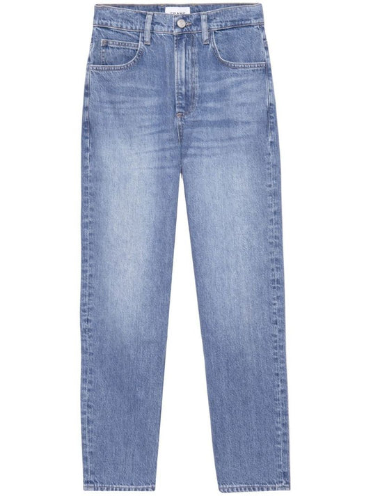 Blue Le High 'n' Tight Straight-leg Jeans