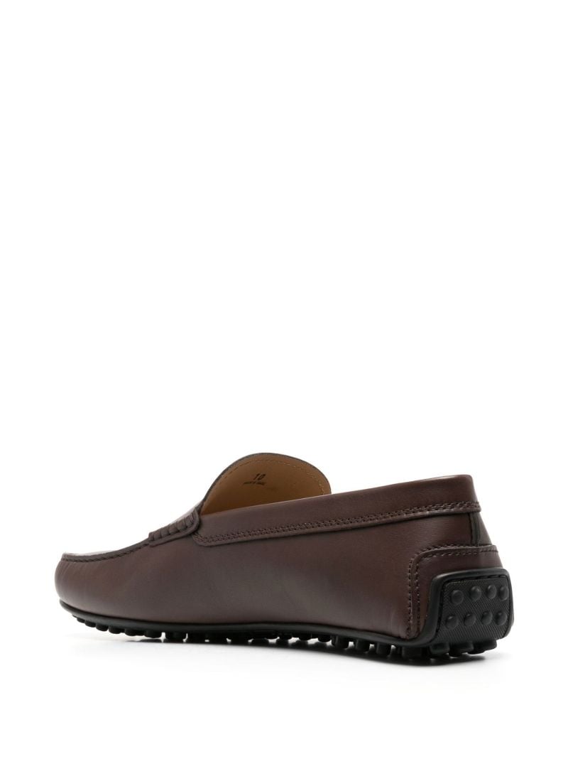 Brown City Leather Penny Loafers