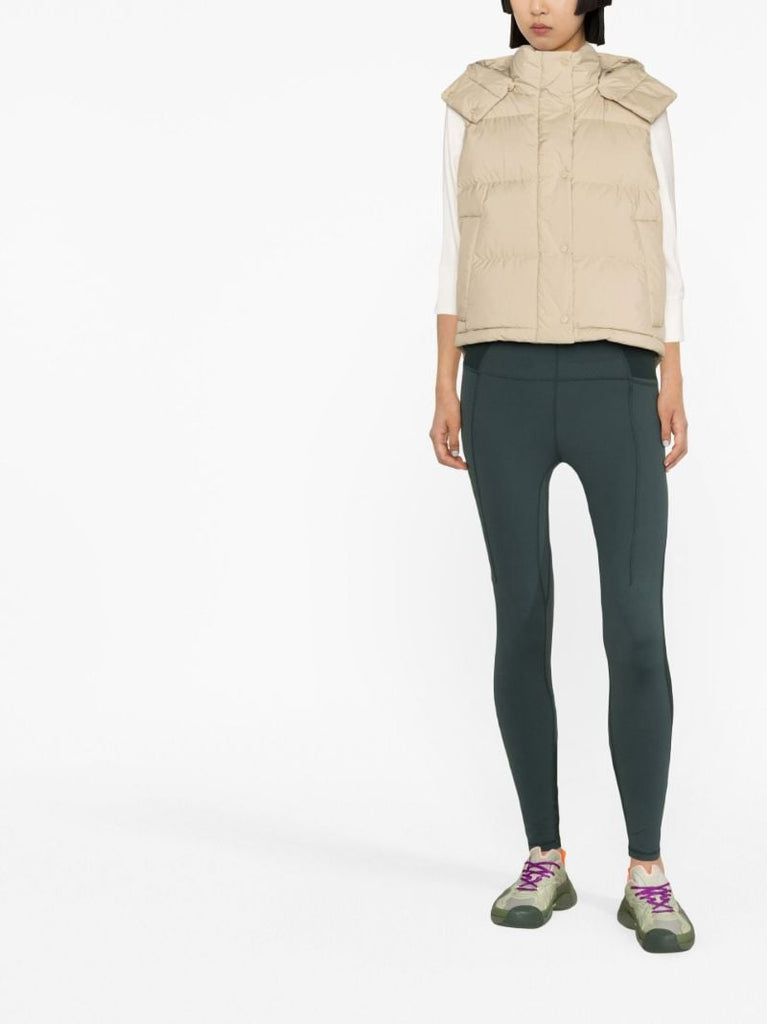 Neutral Wunder Cropped Puffer Gilet