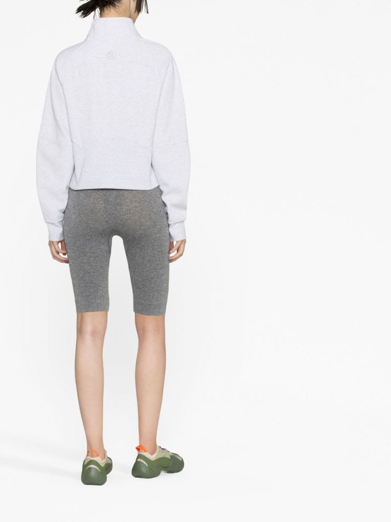 Grey Scuba Zip-up Sweatshirt