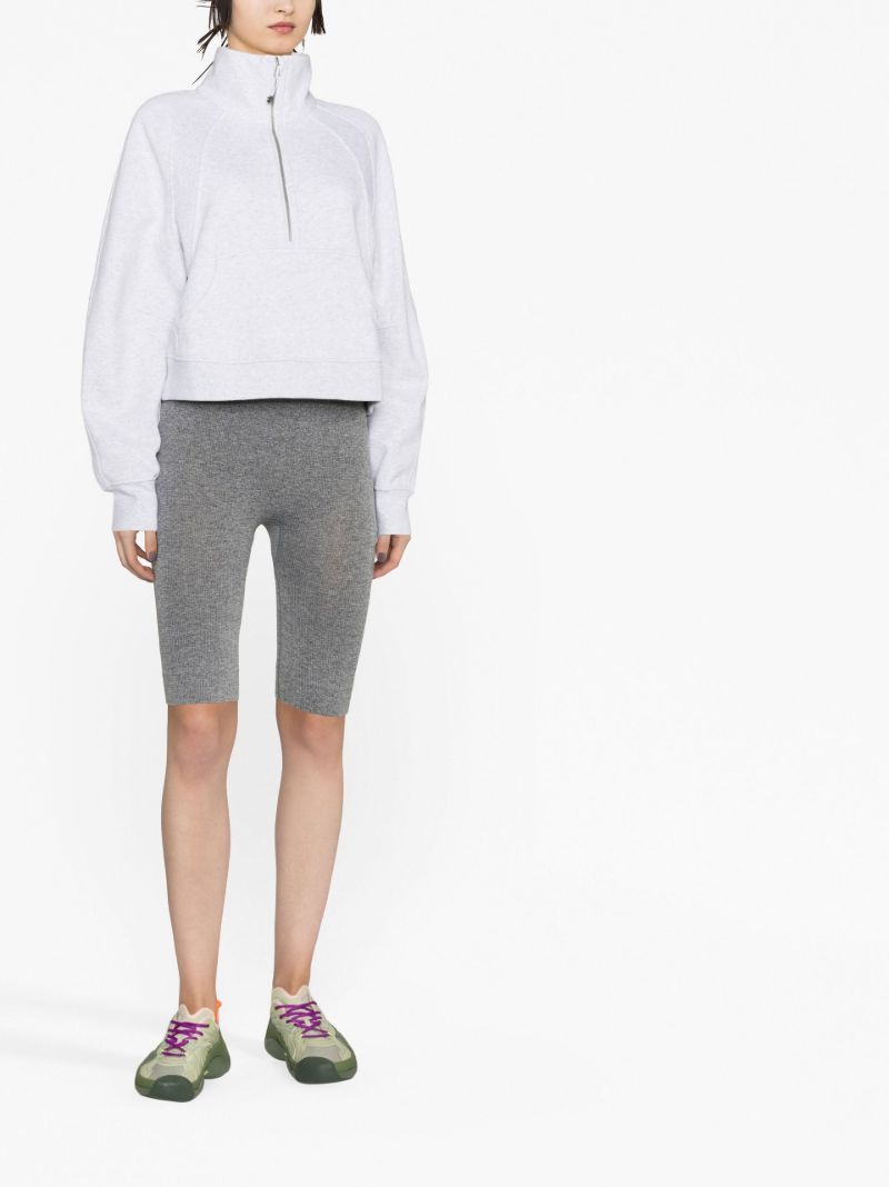 Grey Scuba Zip-up Sweatshirt