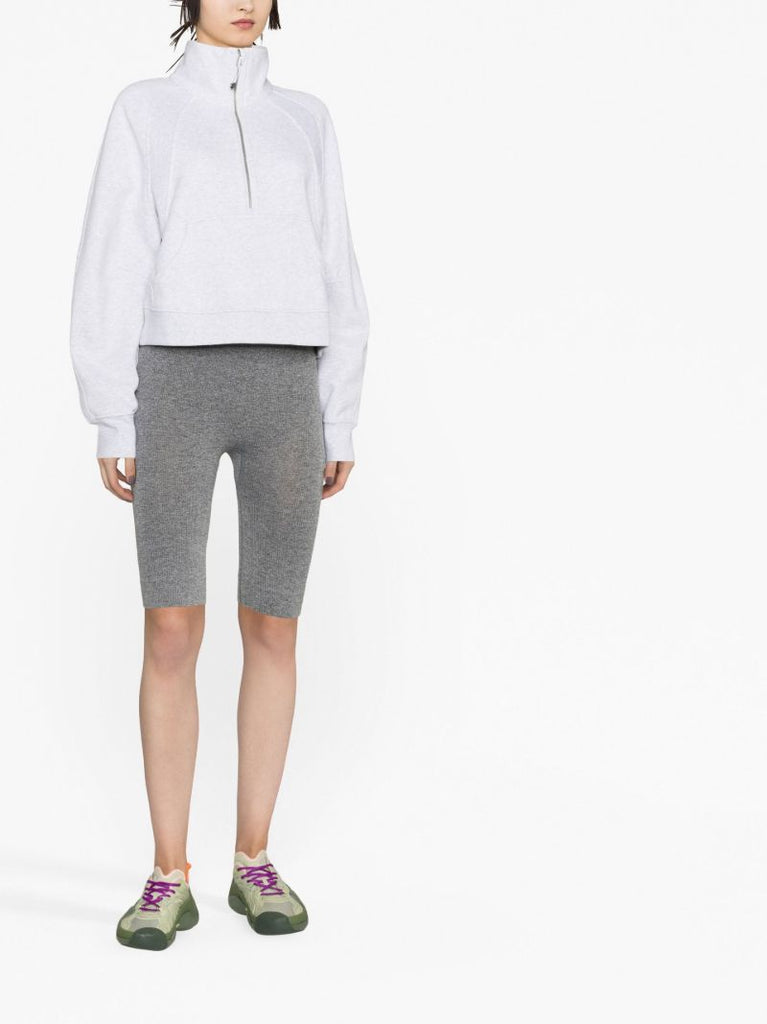 Grey Scuba Zip-up Sweatshirt
