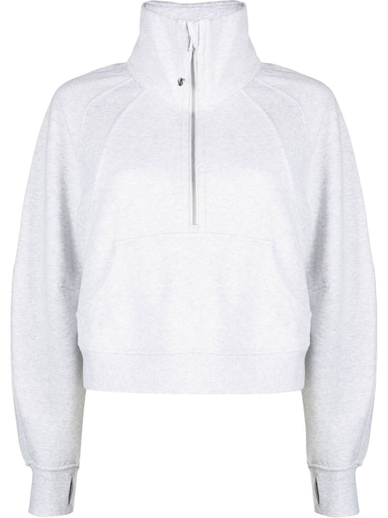 Grey Scuba Zip-up Sweatshirt