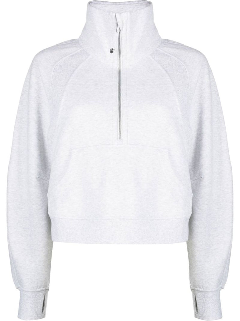 Grey Scuba Zip-up Sweatshirt
