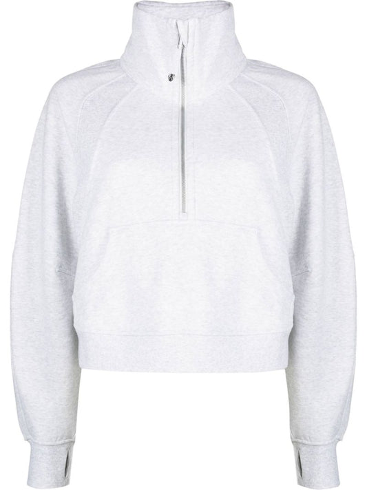 Grey Scuba Zip-up Sweatshirt