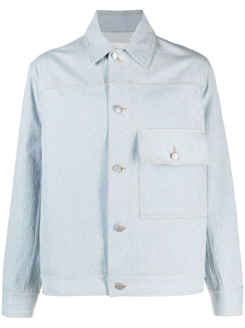 Blue Lazar Cotton Shirt