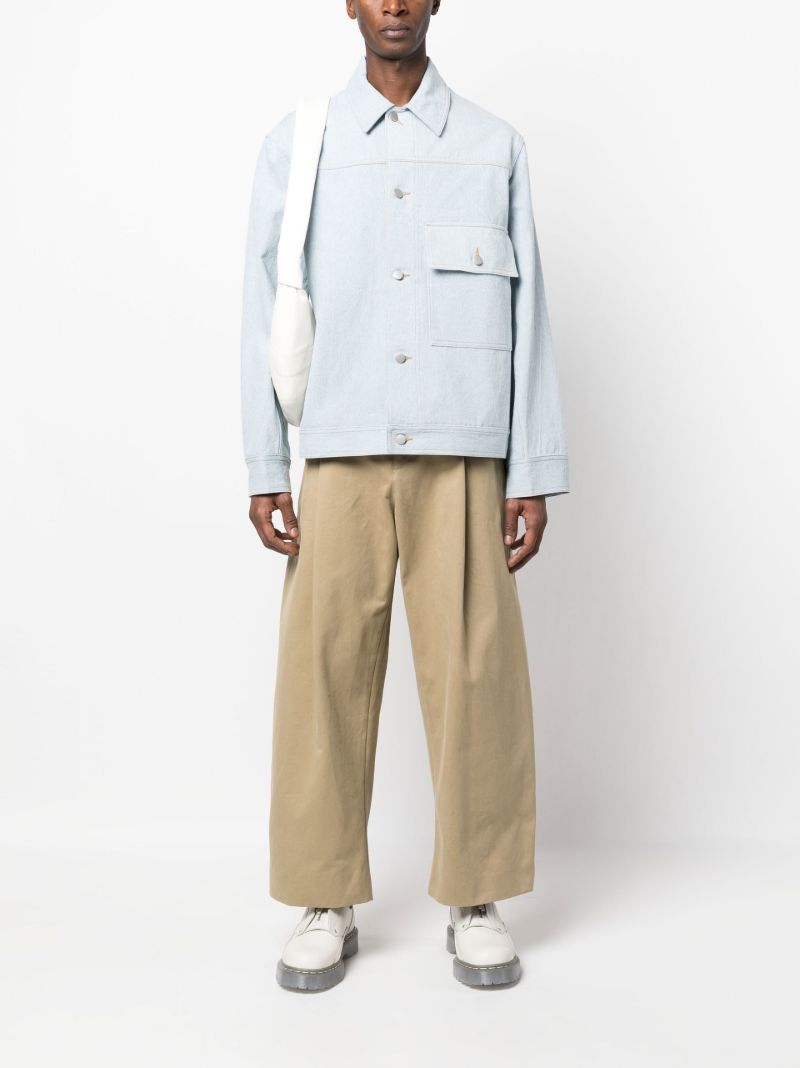 Blue Lazar Cotton Shirt