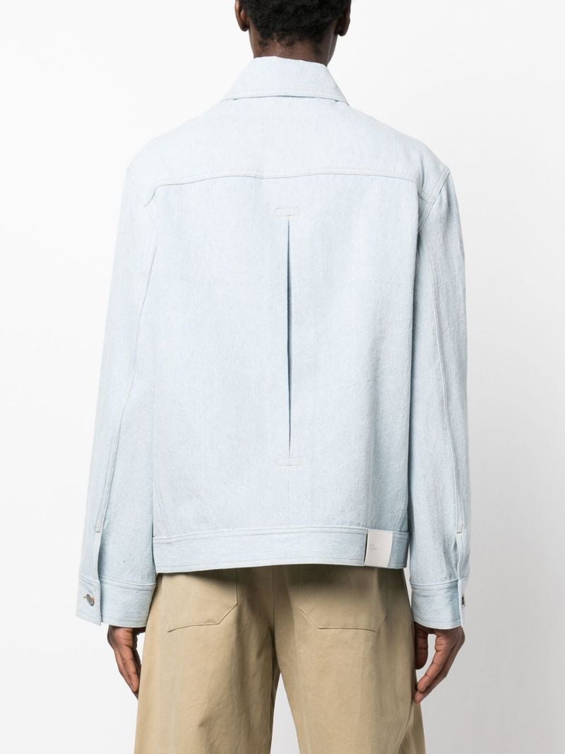 Blue Lazar Cotton Shirt