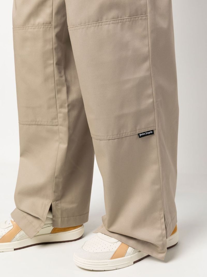 Neutral Reversed Waistband Trousers