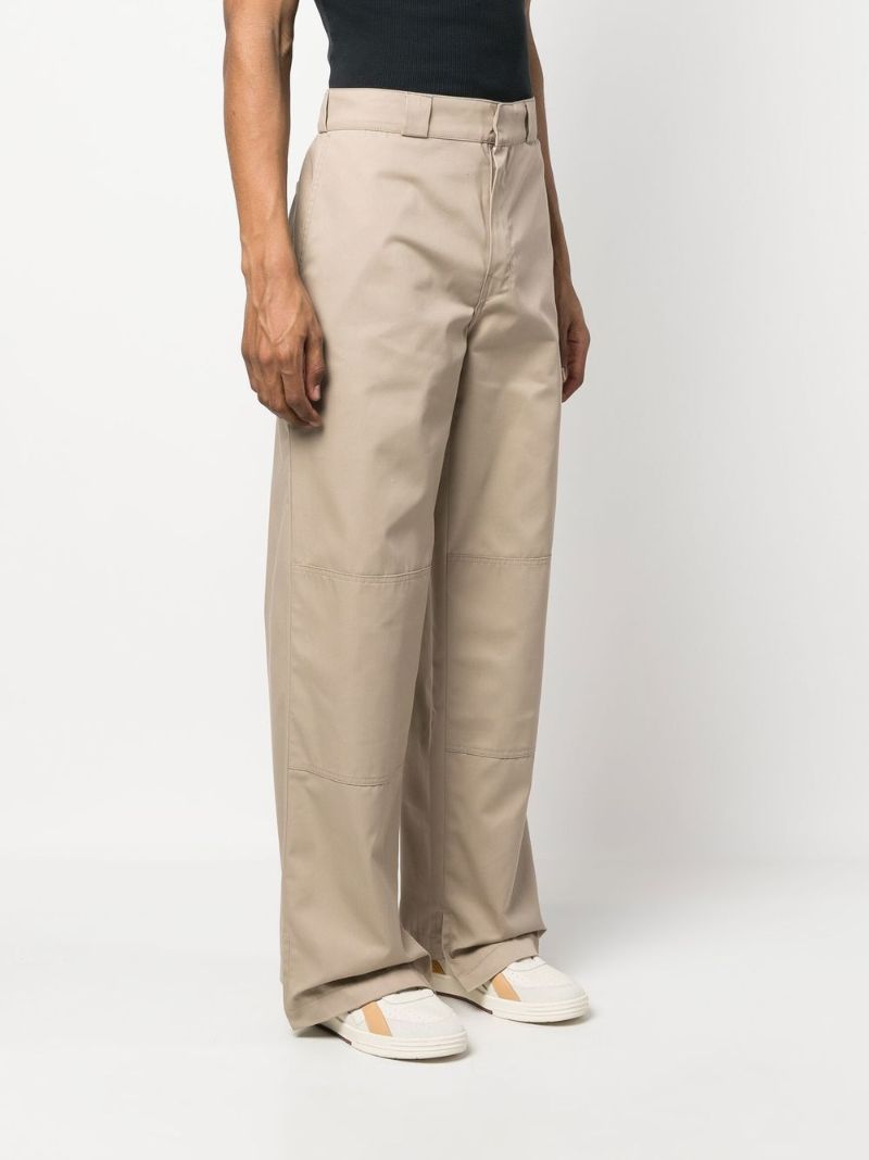 Neutral Reversed Waistband Trousers