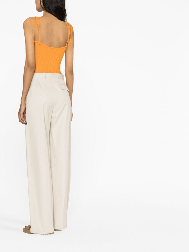 Orange Barbro Knitted Top