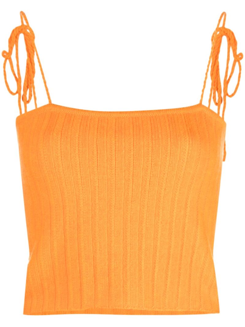 Orange Barbro Knitted Top