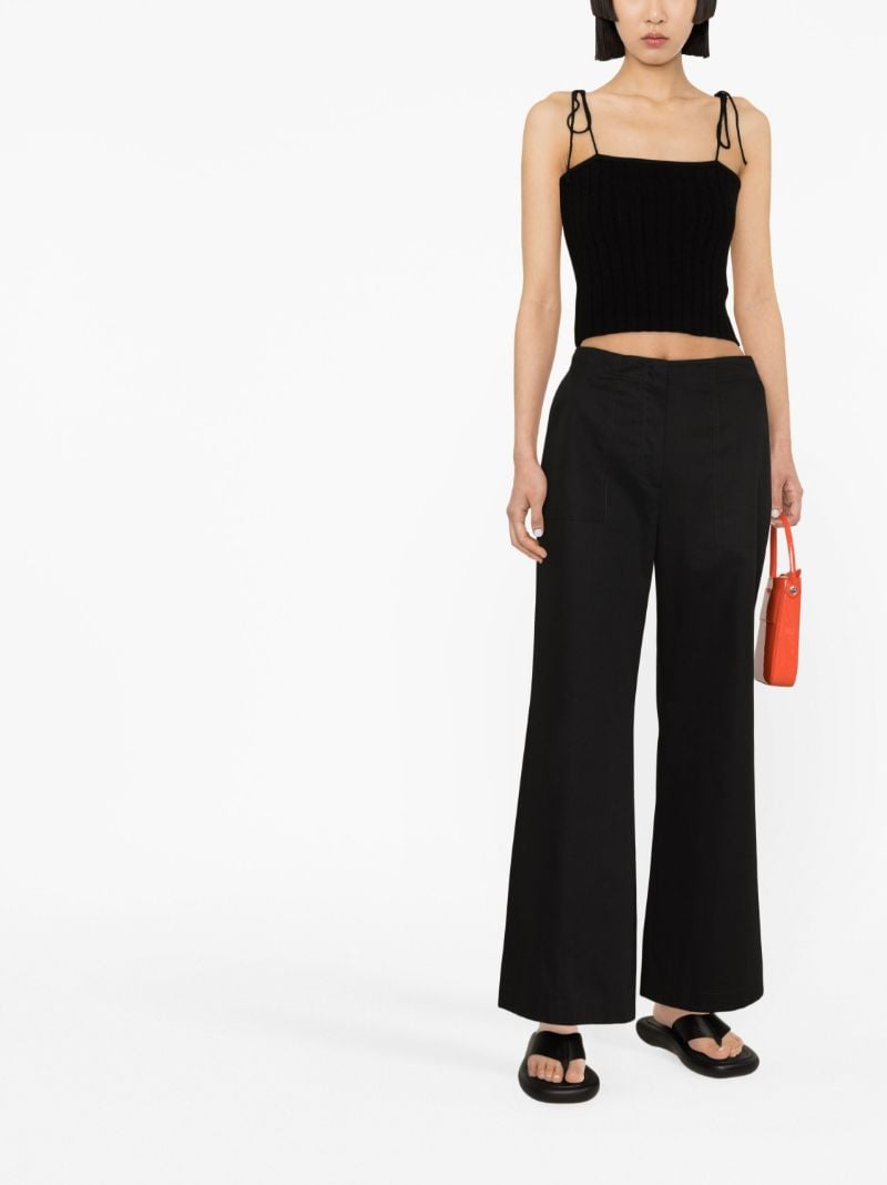 Black Barbro Knitted Camisole Top