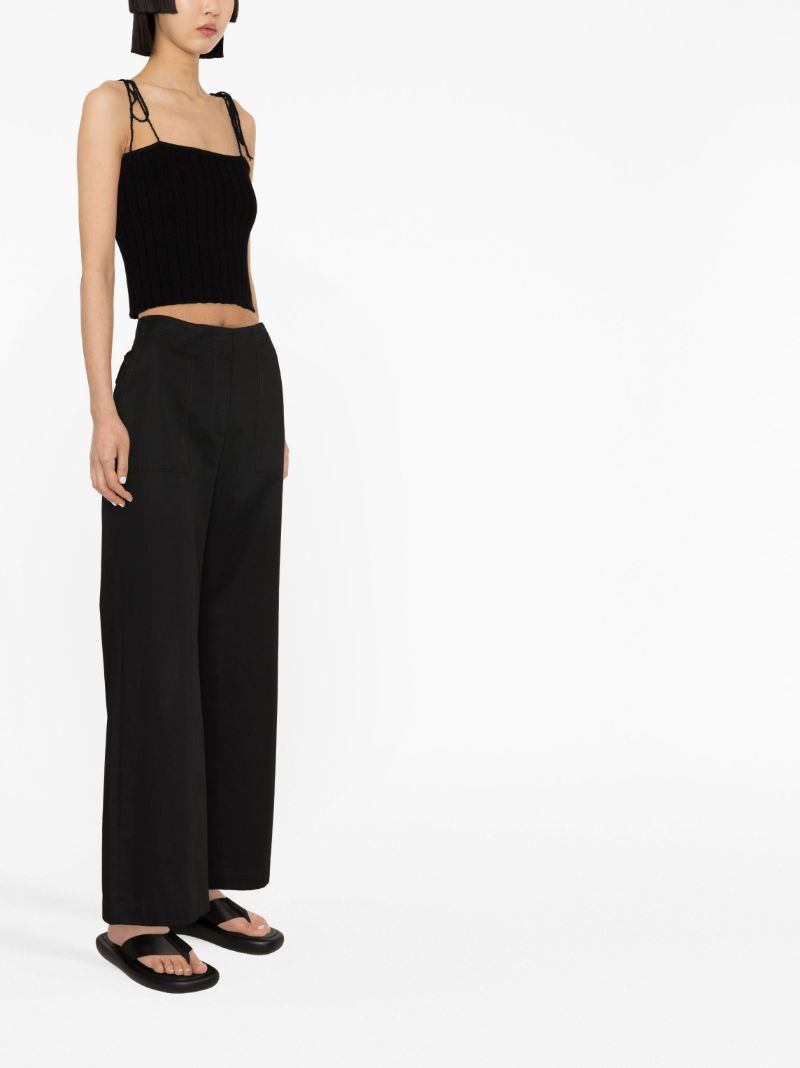 Black Barbro Knitted Camisole Top