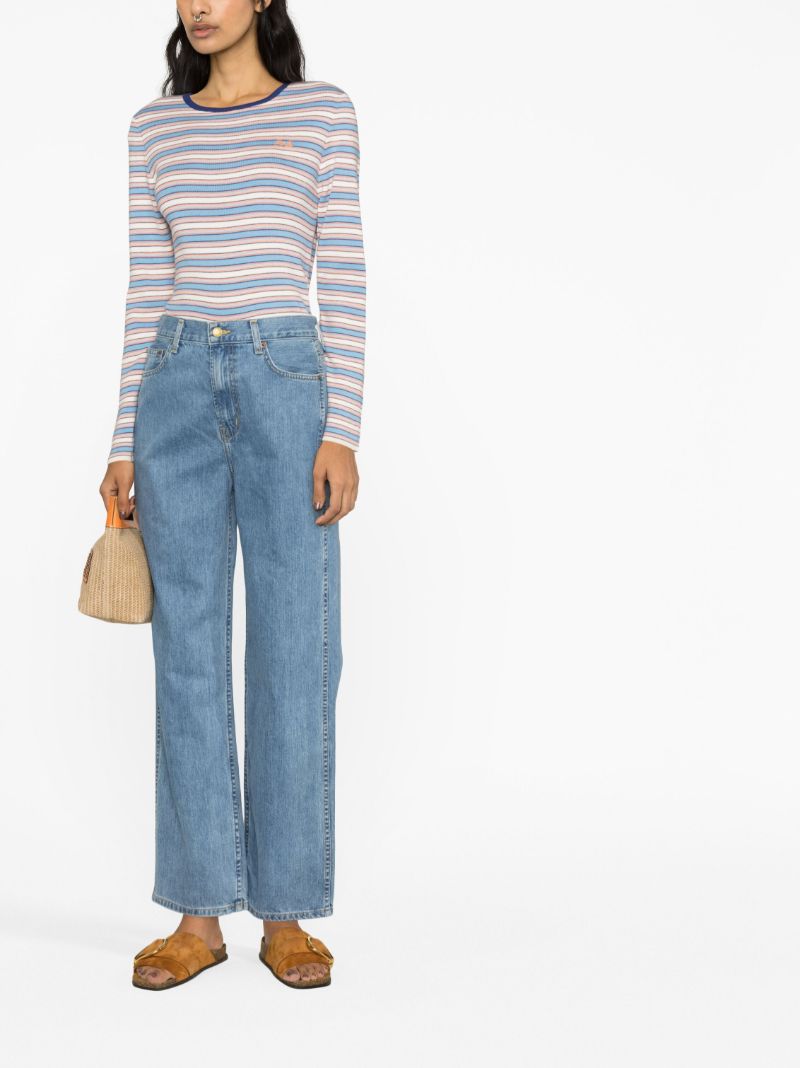 Blue Fey Straight Leg Jeans
