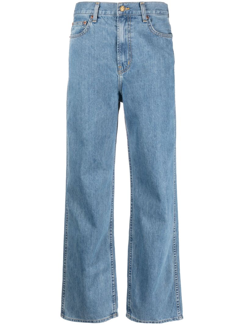 Blue Fey Straight Leg Jeans