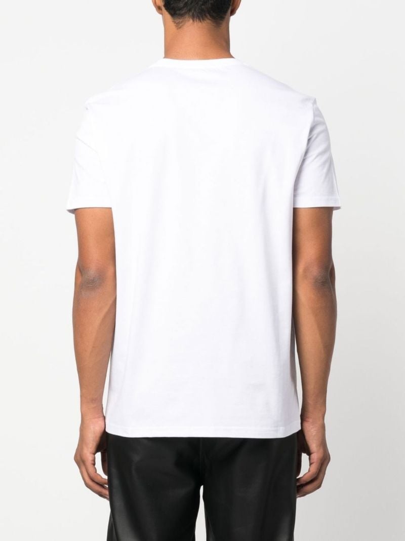 White Graffiti Logo Cotton T-shirt