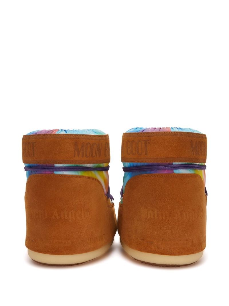 X Moon Boot Brown Icon Low Tie-dye Boots