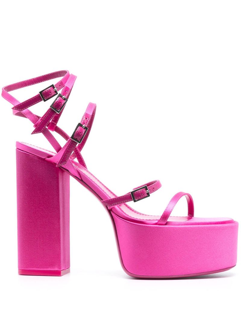 Pink Jessica 130 Platform Sandals