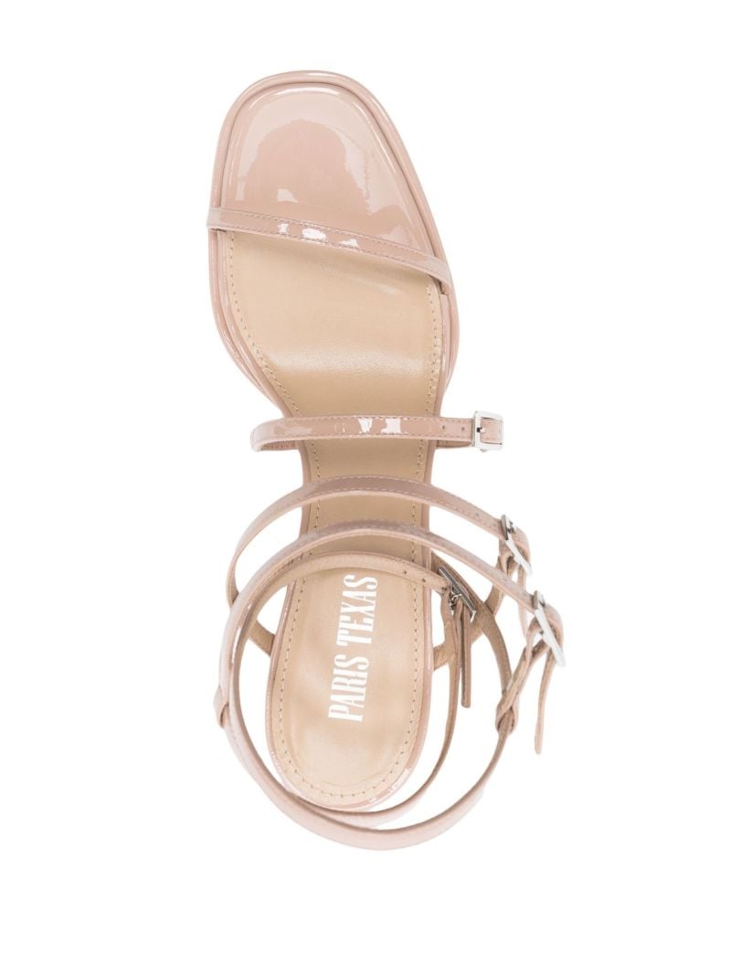 Neutral Jessica 130 Patent Leather Sandals