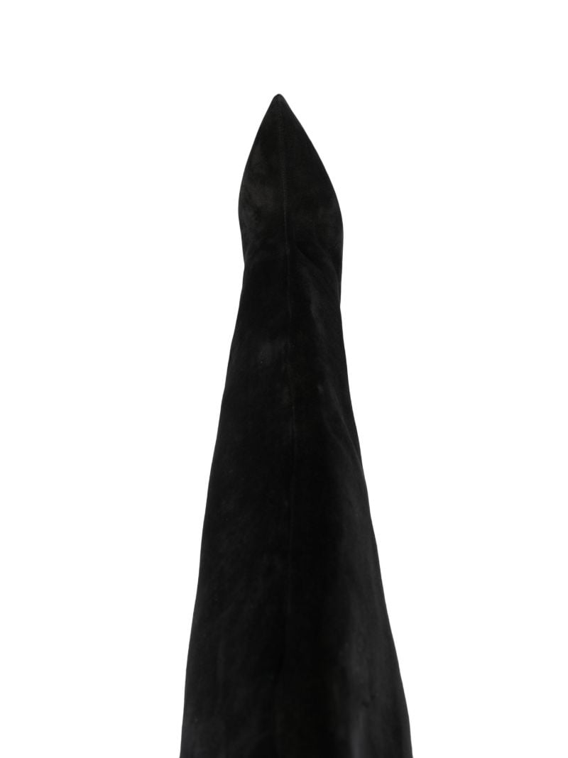 Black Stiletto 105 Over-the-knee Boots