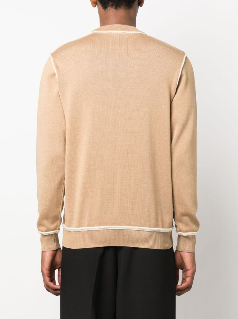 Neutral Crew Neck Jumper