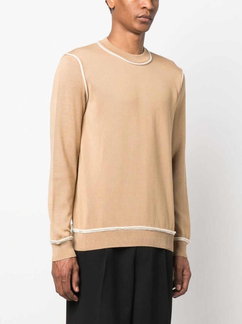 Neutral Crew Neck Jumper