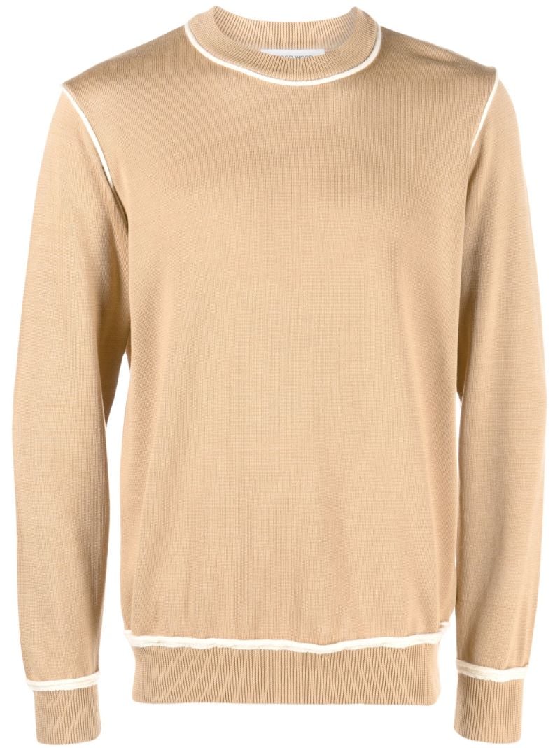 Neutral Crew Neck Jumper