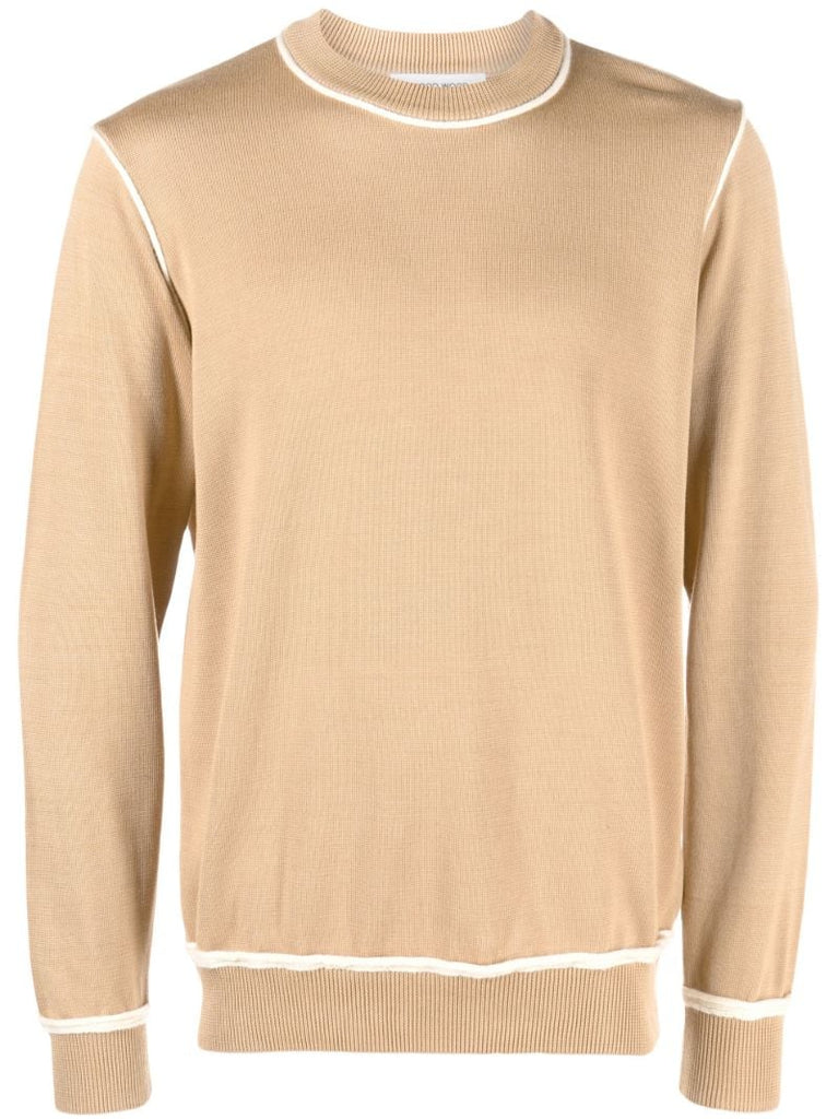 Neutral Crew Neck Jumper