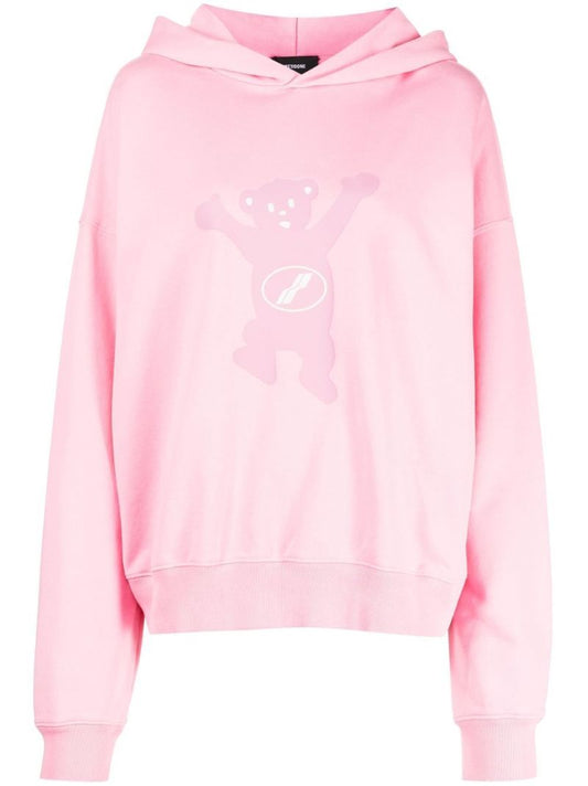 Logo Print Cotton Hoodie