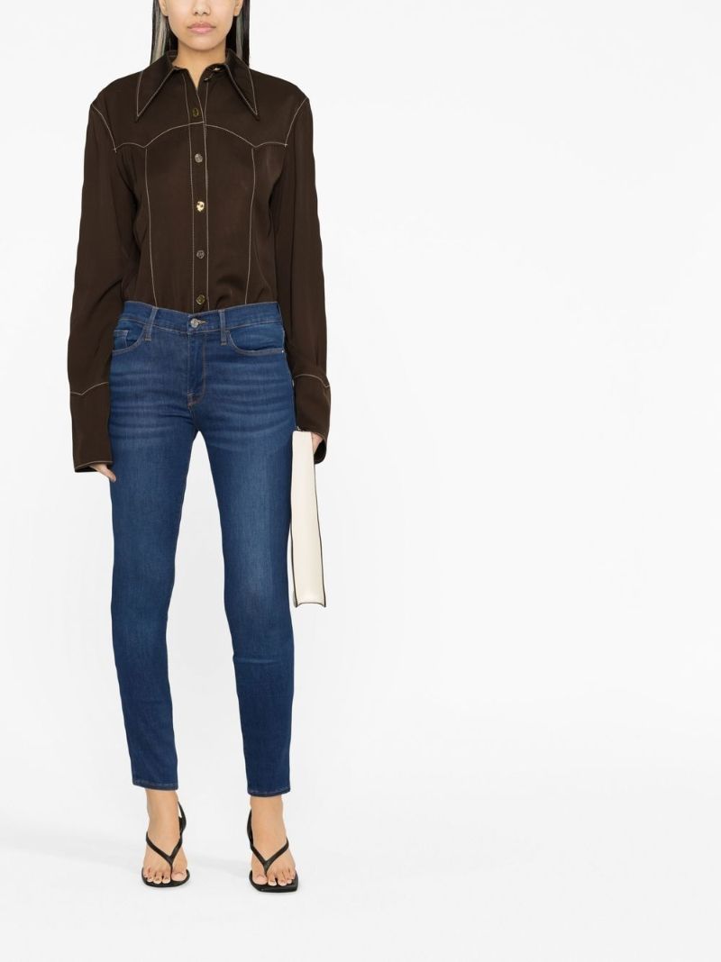 Blue Le Skinny De Jeanne Jeans