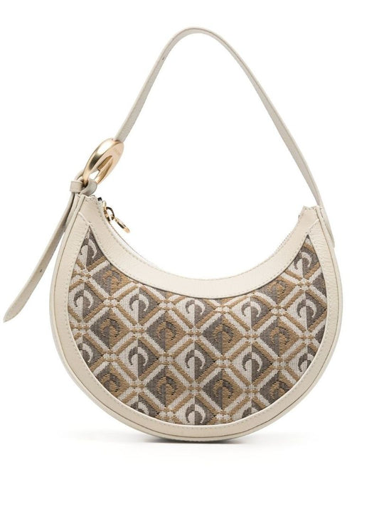 Neutral Moon Diamant Jacquard Shoulder Bag