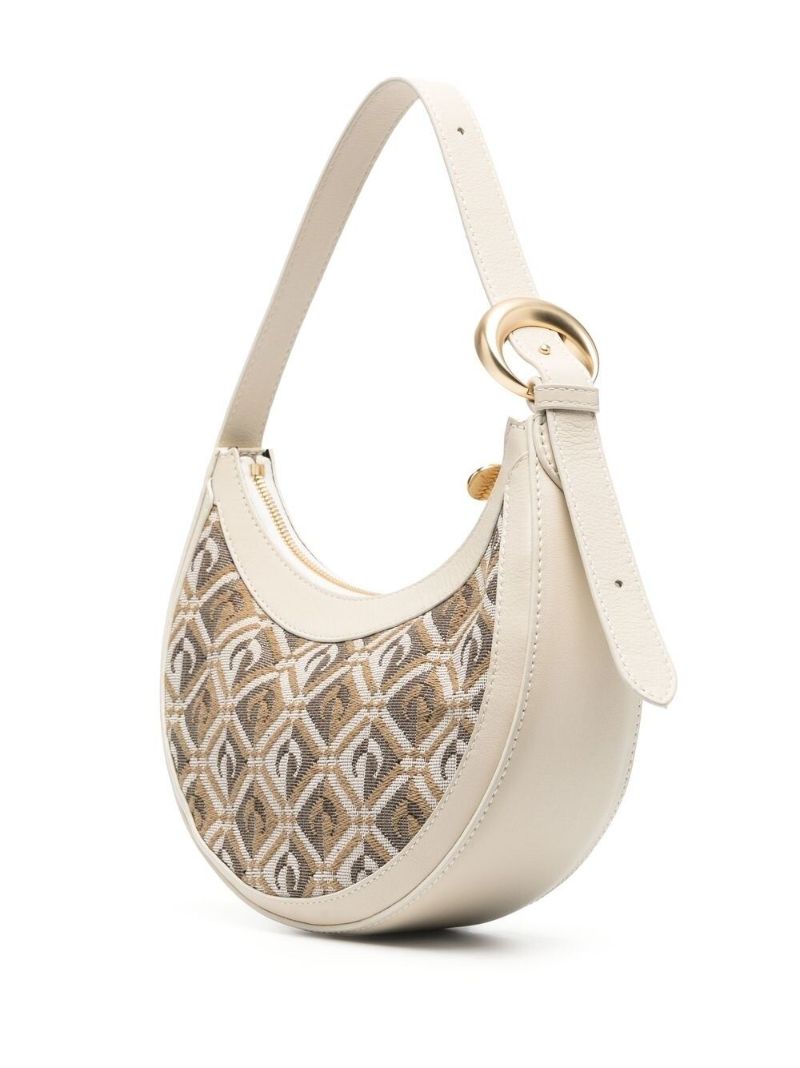 Neutral Moon Diamant Jacquard Shoulder Bag