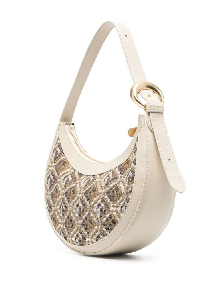 Neutral Moon Diamant Jacquard Shoulder Bag