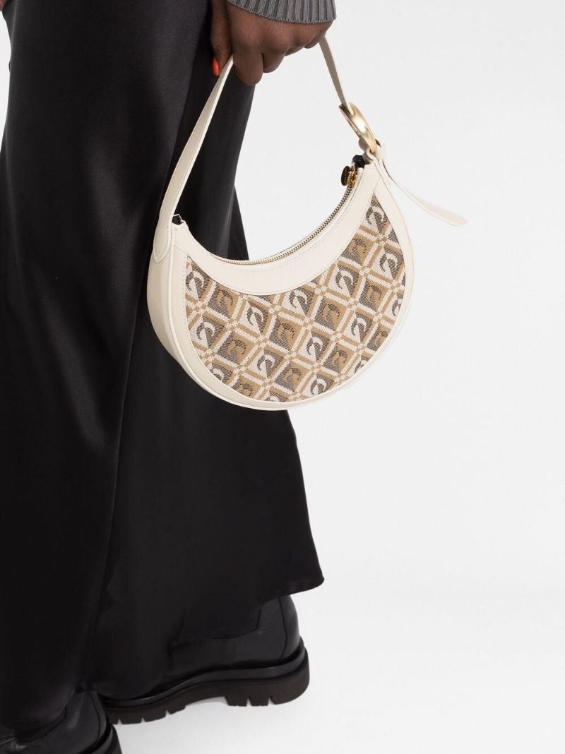 Neutral Moon Diamant Jacquard Shoulder Bag