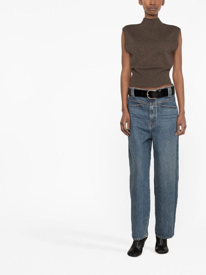 Blue Preen Wide-leg Jeans