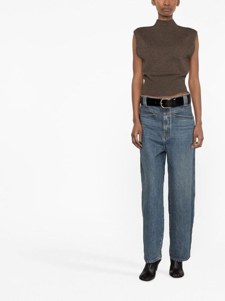 Blue Preen Wide-leg Jeans