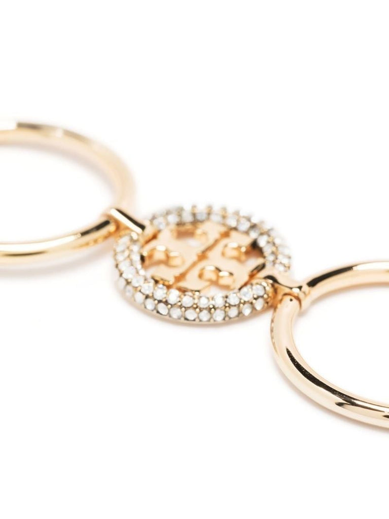 Gold Plated Miller Doube T PavÃ_x0083_Â© Ring