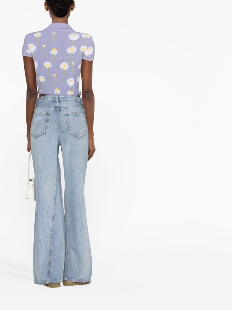 Blue Jozey Wide-leg Jeans