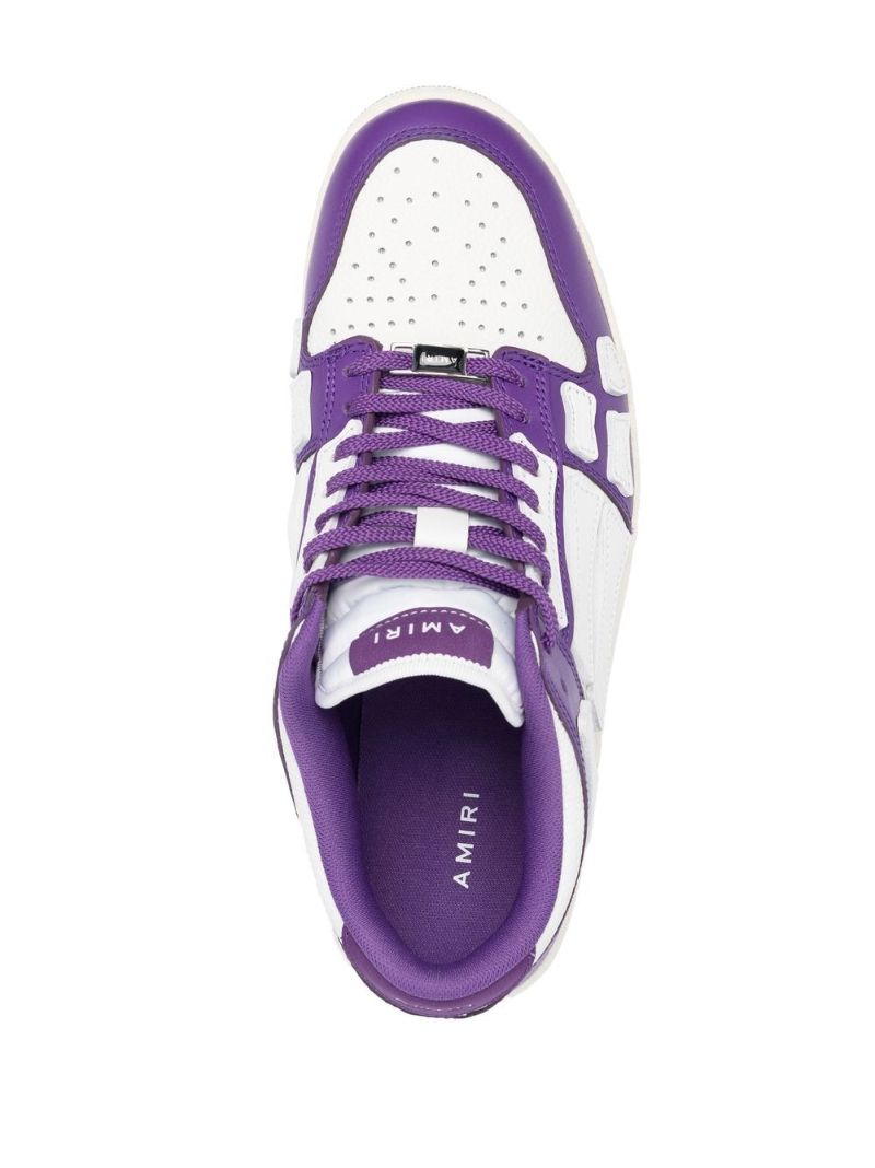 Purple Skel Top Panelled Sneakers
