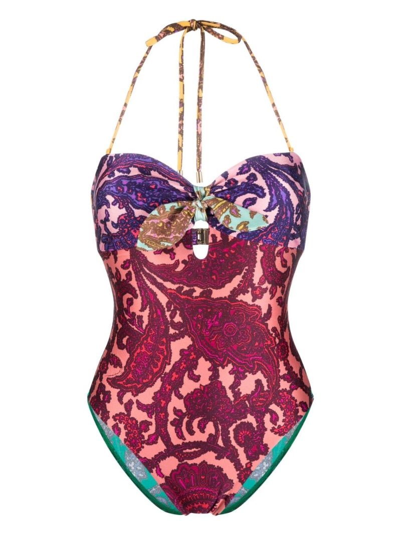 Multicolour Tiggy Paisley Print Swimsuit