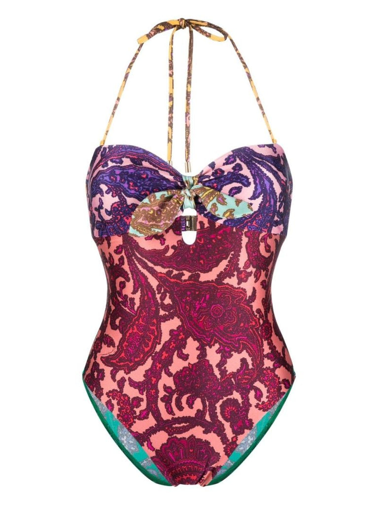 Multicolour Tiggy Paisley Print Swimsuit