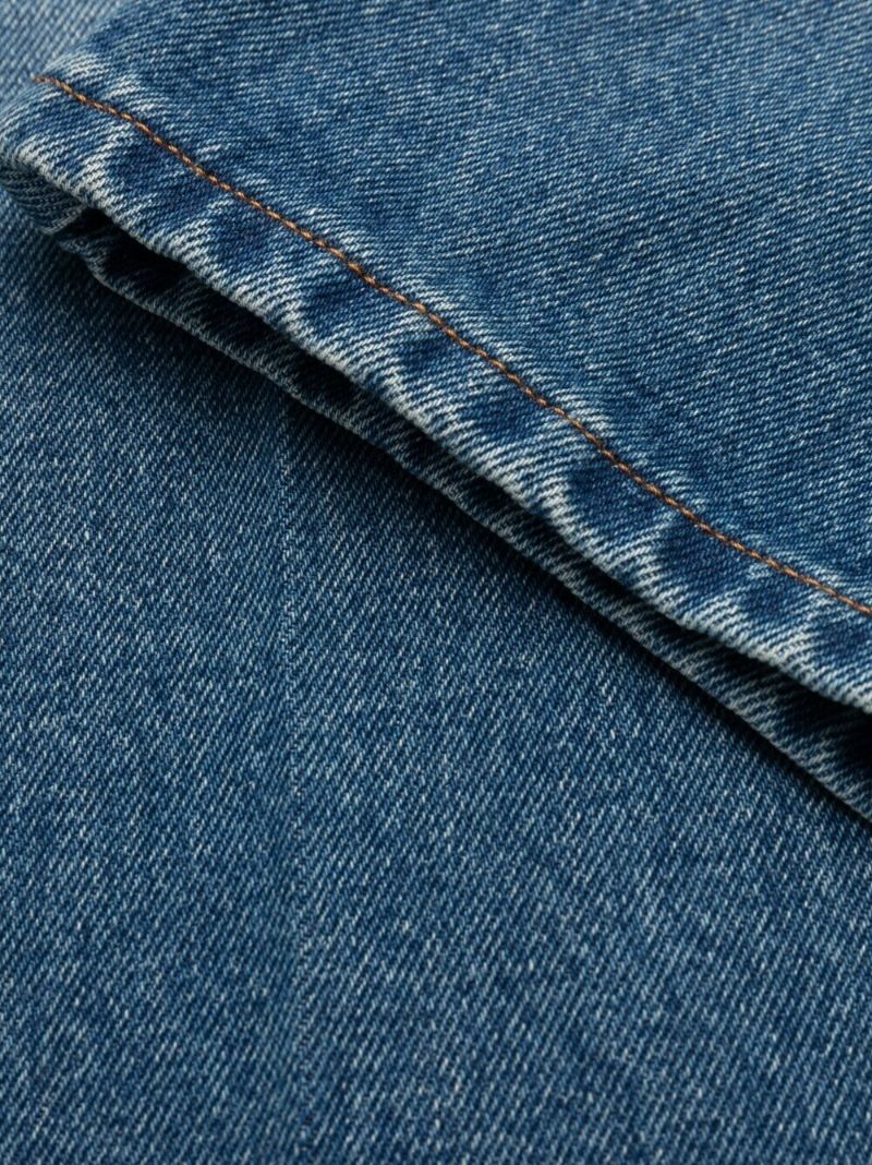 Blue High-rise Bootcut Jeans
